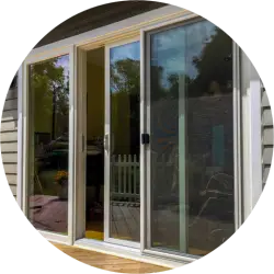 Glass Door Cleaning